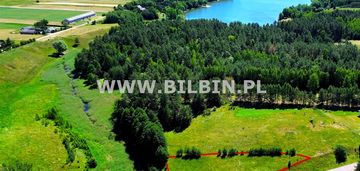 Działka z widokiem na jezioro okminek !