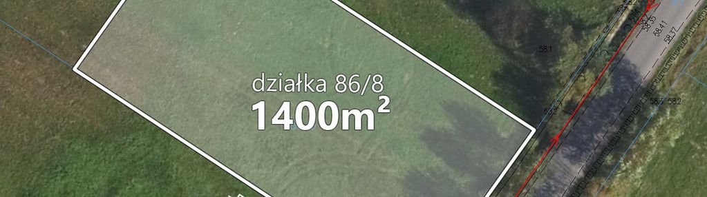 Działka 1400 m2 z warunkami zabudowy gm.włocławek