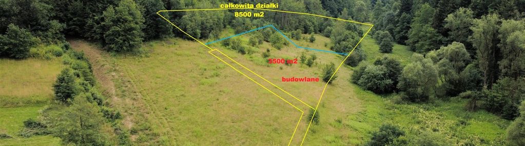 Nowy sącz mystków działka bud. widokowa 8475 m2