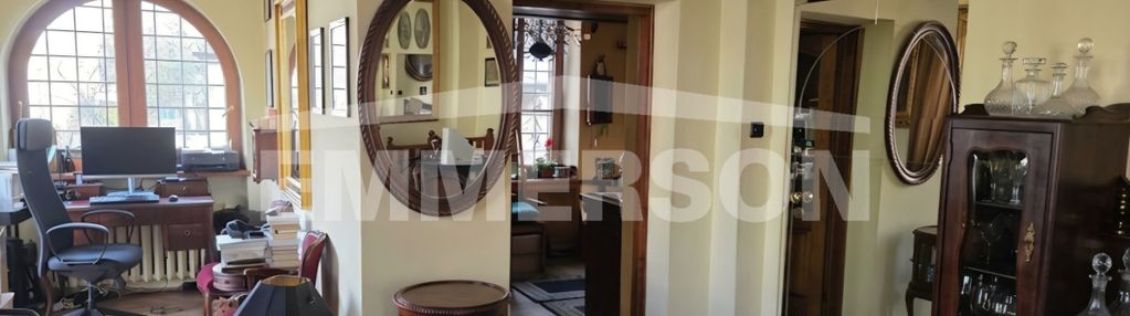 Połowa miejskiej willi stary żoliborz, dwa poziomy