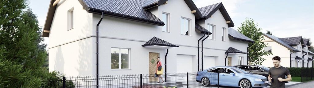 Dom typu bliźniak * blisko lasu * deweloperski *