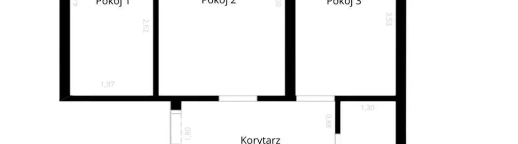 Mieszkanie 3-pok 57m2 Parczew ul. Spółdzielcza