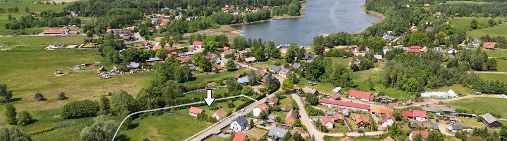 Siedlisko 7100 m2 z wz na 5 domów – piasutno, 250 m od plaży gminnej