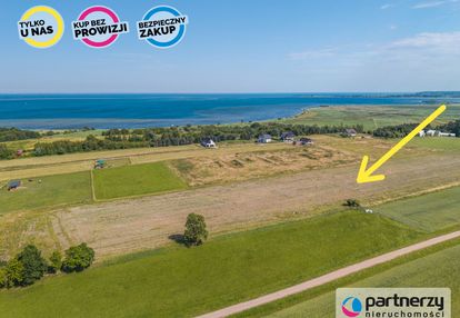 Działka nad zatoką pucką | 550m do morza | płaska