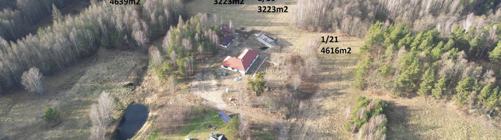 Działki dla konesera/ lasy, rzeka łąki.