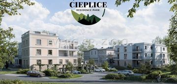 Cieplice residence park - taras, ogródek, parking