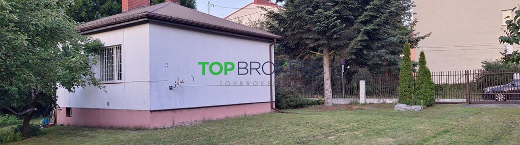 Murowany dom na sporej działce, boernerowo