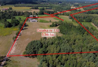 Grunt-6 ha z domem i budynkami,gm.skępe,potencjał