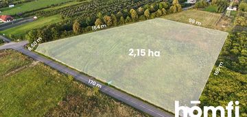 Działka inwestycyjna blisko częstochowy 2,15 ha
