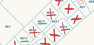 Działki  z wydanymi wz  na kaszubach egiertowo