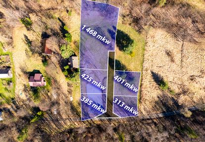 Działka z pozwoleniem na budowę domku w stróży.