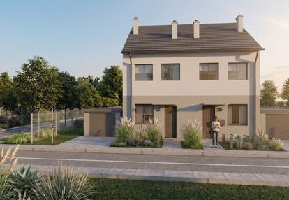 Nowy etap! dom 86,64 m² z ogrodem i garażem