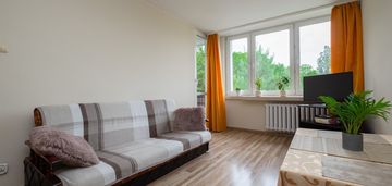 Dwa pokoje na saskiej kępie z widokiem na zieleń