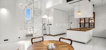 Dwupoziomowy loft w sercu miasta / śródmieście