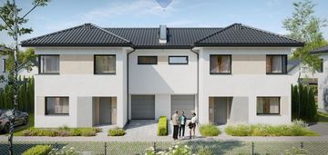 Nowoczesny dom bliźniak w łazach 1_1b bez pcc