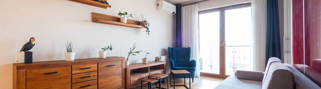 Jasny apartament 2 pokoje-wiślane tarasy!garaż