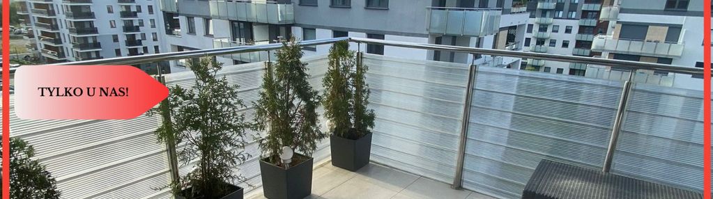 Dwa pokoje z pięknym tarasem.