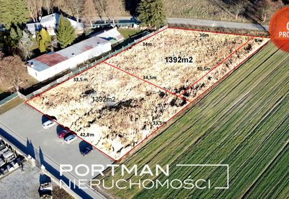 Działka pod zabudowę produkcyjno - magazynową.