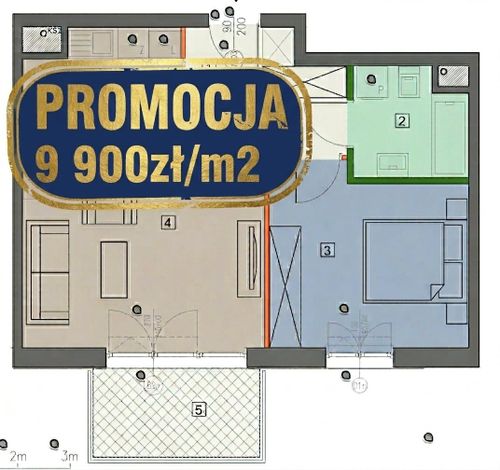 !!! apartament 2-pok, genialny salon, premium !!!