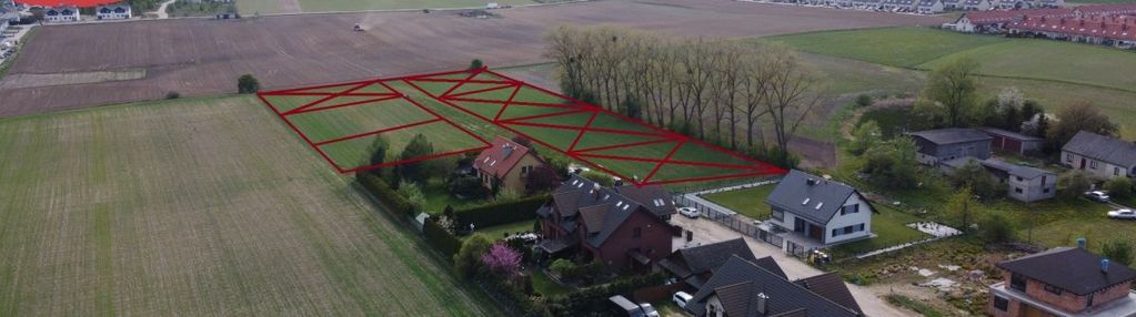 Słoneczne, płaskie, uzbrojone działki w baninie!