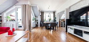 Dwupoziomowe mieszkanie z tarasem | ursus