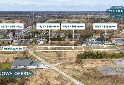 3 działki z mpzp pod zabudowę jednorodzinną