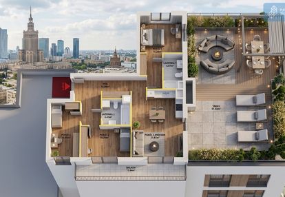 ⭐taras na dachu 51m + balkon | jedyne-nie czekaj ⭐