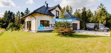 Przepiękny dom tuż przy lesie.