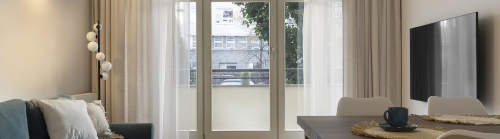 Dwupokojowe mieszkanie z balkonem w eleganckim apa