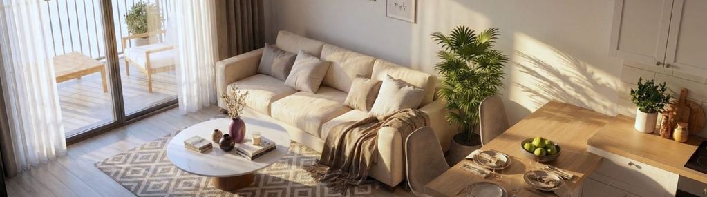 2 pokoje | balkon| 40m2 | południe | biały prądnik