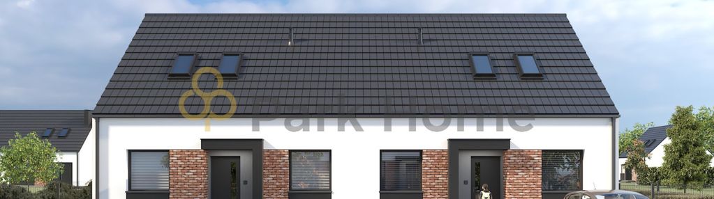 Nowoczesny dom bliźniak w nowym luboszu