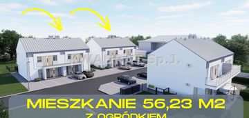 Mieszkanie 56,23m2 + taras + ogródek - baranów
