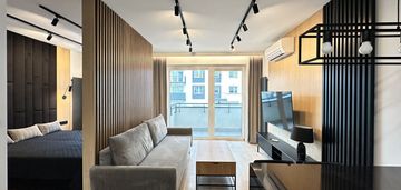 Balkon, klimatyzacja, parkin, loftowe 2-pokojowe