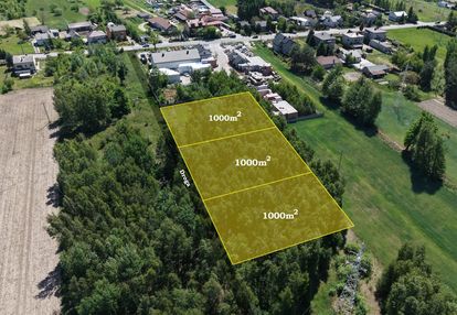 Działki 1000 m² z wz,  gawłów gm. sochaczew