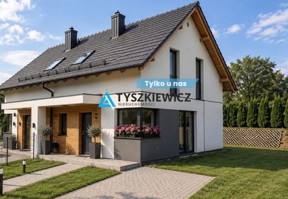 Nowy bliźniak w leśniewie. gotowy do zamieszkania.