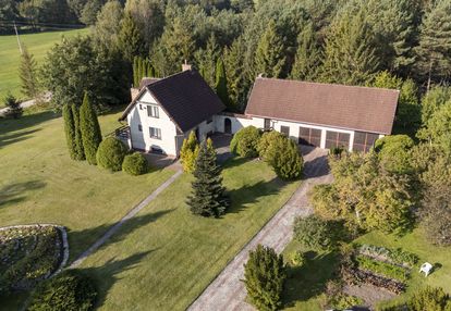 Piękna działka z domem i lasem w sercu kaszub!