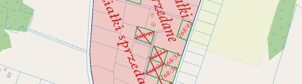 Uzbrojone działki na powstającym osiedlu na koloni