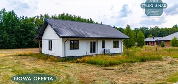 Nowoczesny dom parterowy w stanie deweloperskim