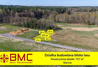 Działka budowlana 757m2- starcza, gm. starcza