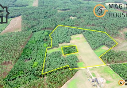 Działka 11,09 ha z mediami | blisko jeziora | pomo