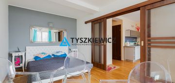 Blisko plaży z windą i parkingiem