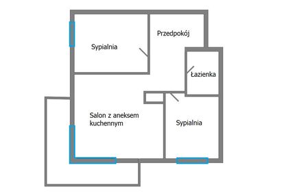 Mieszkanie 3 pok. gotowe do odbioru