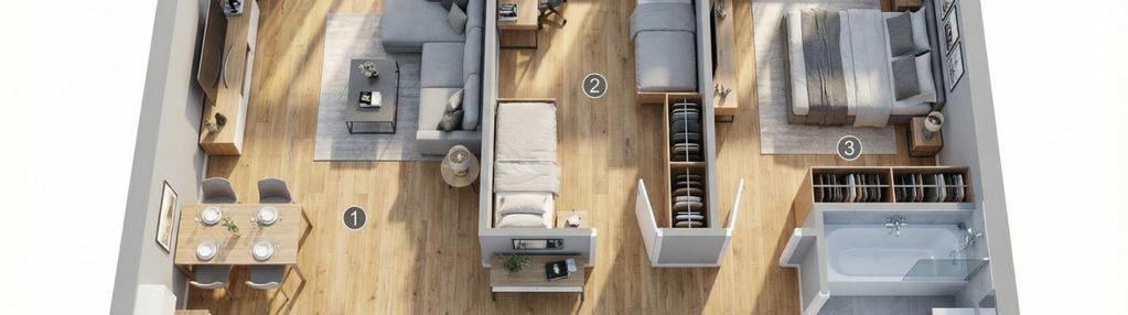 Ogródki działkowe za oknem| zabłocie | 3 pokoje