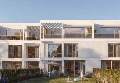 Dom z ogrodem nad wisłą, kameralne osiedle