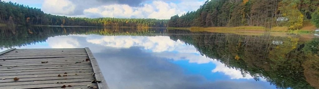 Mazury działka nad jeziorem harsz 1000 m2 mpzp