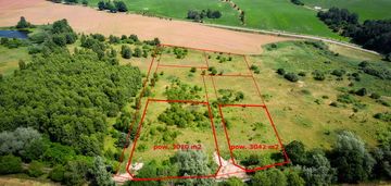 Działka budowlana w lubieszewie nad jeziorem lubie