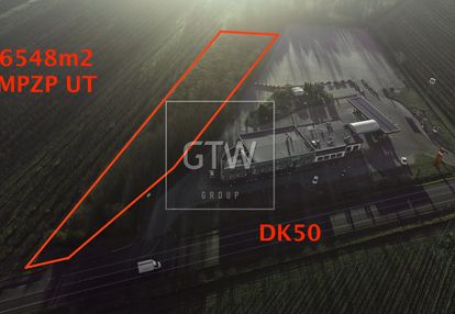 Działka usługowa grobice gm. chynów 6548m2 dk50