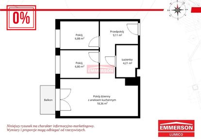 3 -pokoje, kraków-rybitwy