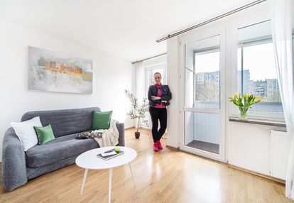 2 pokoje z możliwością 3, 49,43m2, metro bemowo