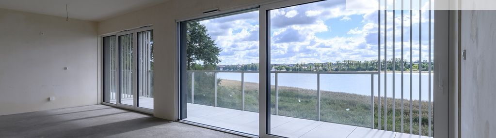 Apartament w stanie deweloperskim nad jeziorem